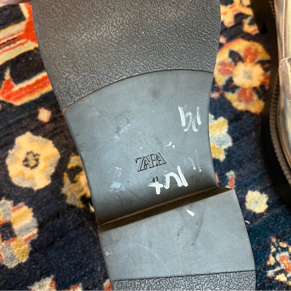 Zara Metallic Silver Loafers- Never worn - Picture 4 of 8